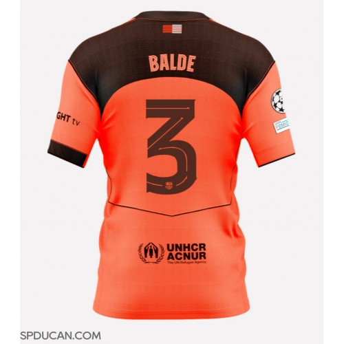 Muški Nogometni Dres Barcelona Alejandro Balde #3 Rezervni 2025-26 Kratak Rukav